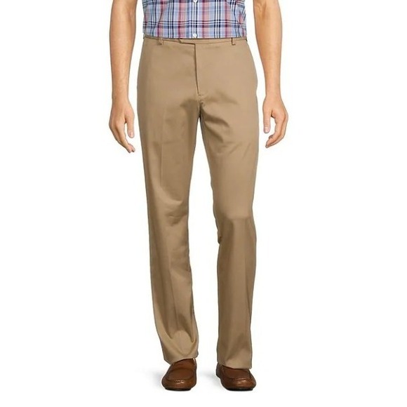 Roundtree & Yorke Other - Preppy Business Casual Roundtree & Yorke Travel Smart Pants Khaki Men's 42x32